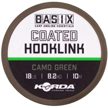 KORDA - Šnúrka poťahovaná Basix Coated Hooklink 18 lb 10 m