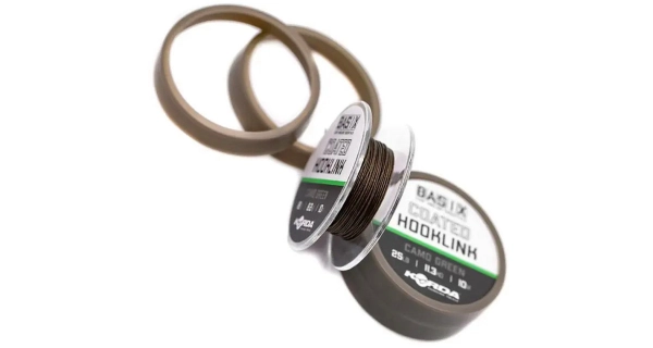 KORDA - Šnúrka poťahovaná Basix Coated Hooklink 25 lb 10 m