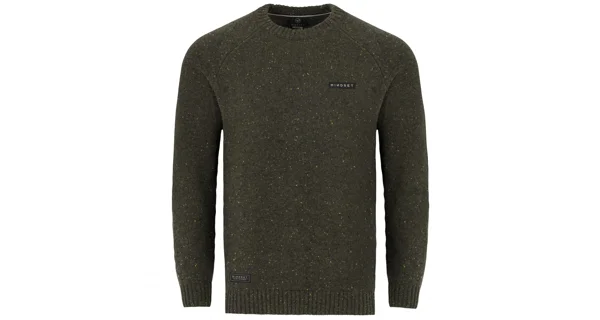 KORDA - Sveter Mindset Fisherman Knitted Sweater Dark Olive veľ. 3XL