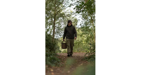 KORDA - Sveter Mindset Fisherman Knitted Sweater Dark Olive veľ. L