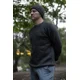 KORDA - Sveter Mindset Fisherman Knitted Sweater Dark Olive veľ. M