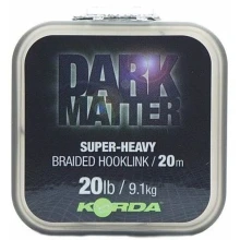 KORDA - Ťažká šnúrka Dark Mmatter Braid 20 lb 20 m