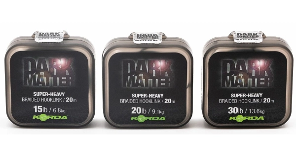 KORDA - Ťažká šnúrka Dark Mmatter Braid 20 lb 20 m