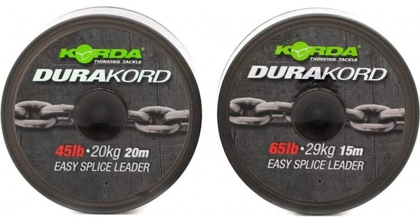 KORDA - Ťažká šnúrka DuraKord Braid 65 lb 29 kg 15 m