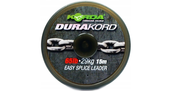 KORDA - Ťažká šnúrka DuraKord Braid 65 lb 29 kg 15 m