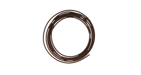 KORDA - Ťažké, potápavé hadičky Sinking Rig Tube Weed 0,75 mm 2 m