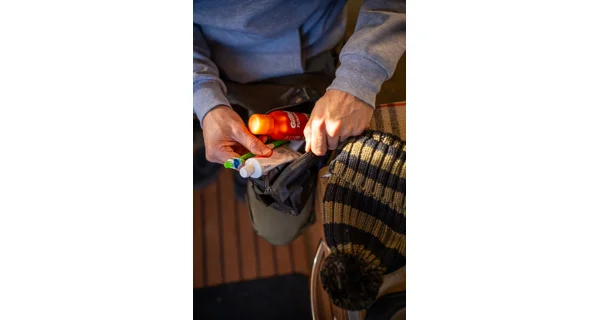 KORDA - Toaletná taška Wash Bag Dark Kamo