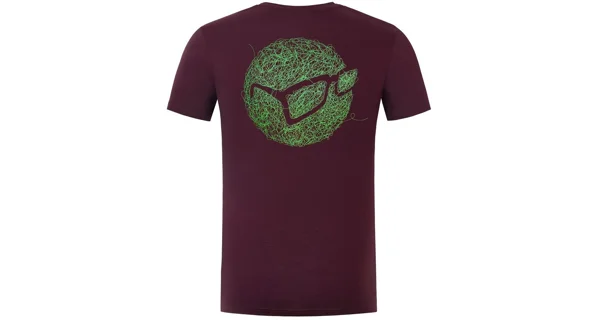 KORDA - Tričko Birdsnest Tee Burgundy veľ. 2XL