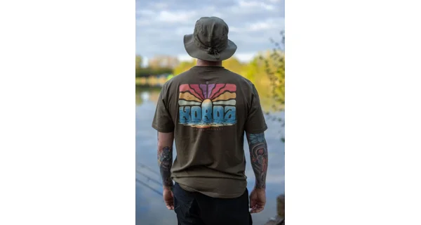 KORDA - Tričko Dawn Vibes Tee Dark Olive veľ. L