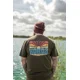 KORDA - Tričko Dawn Vibes Tee Dark Olive veľ. L