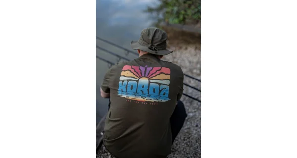 KORDA - Tričko Dawn Vibes Tee Dark Olive veľ. XL