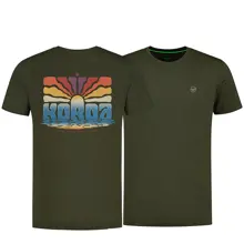 KORDA - Tričko Dawn Vibes Tee Dark Olive veľ. XL