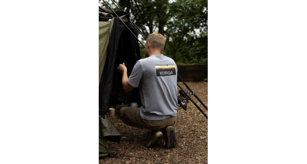 KORDA - Tričko Lakebed Tee Grey veľ. 4XL