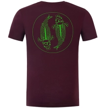 KORDA - Tričko Mandala Tee Burgundy veľ. 4XL
