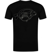 KORDA - Tričko One Liner Tee Black veľ. 4XL