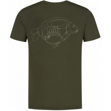 KORDA - Tričko One Liner Tee Olive veľ. 4XL