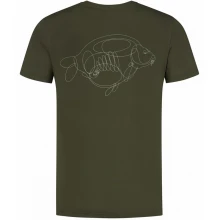 KORDA - Tričko One Liner Tee Olive veľ. L