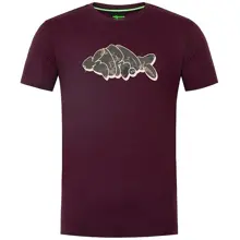 KORDA - Tričko Outline Tee Burgundy veľ. M