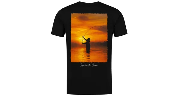 KORDA - Tričko Sunrise Tee Black veľ. 4XL