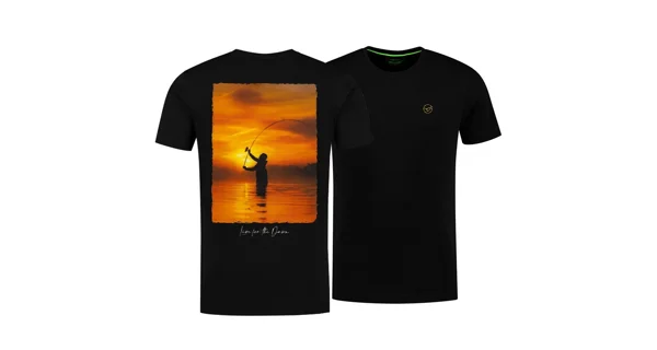 KORDA - Tričko Sunrise Tee Black veľ. 4XL