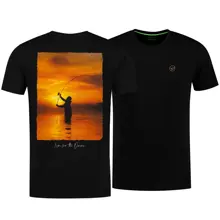 KORDA - Tričko Sunrise Tee Black veľ. XL