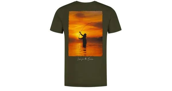 KORDA - Tričko Sunrise Tee Dark Olive veľ. M