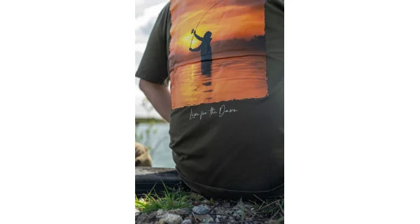KORDA - Tričko Sunrise Tee Dark Olive veľ. S