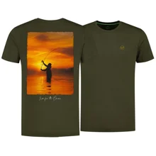 KORDA - Tričko Sunrise Tee Dark Olive veľ. XL