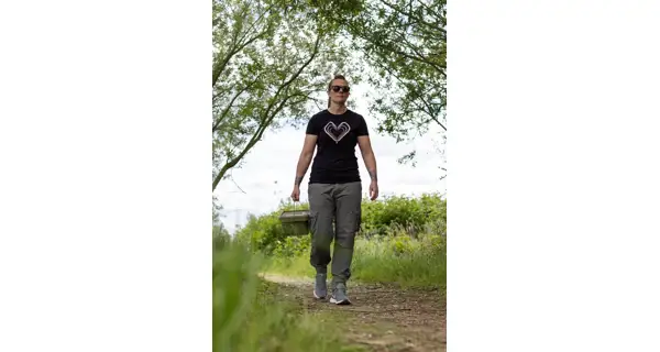 KORDA - Tričko Womens Love T-Shirt Black veľ. S