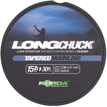 KORDA - Ujímaný vlasec LongChuck Tapered Mainline 15-30 lb 0,33-0,47 mm