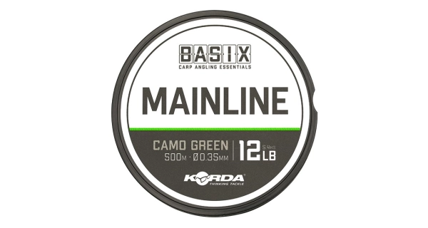 KORDA - Vlasec Basix Main Line 12lb / 0,35mm 500m