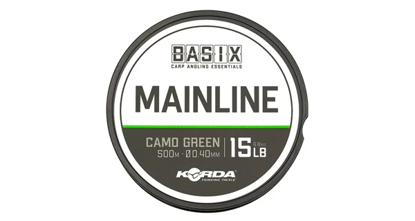KORDA - Vlasec Basix Main Line 15 lb / 0,40 mm 500 m
