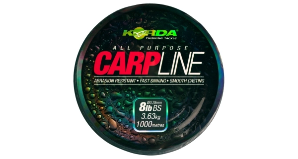 KORDA - Vlasec Carp line 10 lb 0,30 mm 1000 m