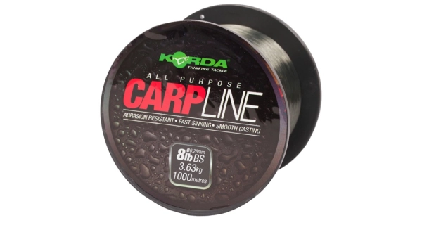 KORDA - Vlasec Carp Line 15 lb 0,40 mm 1000 m