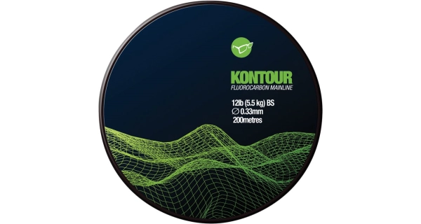 KORDA - Vlasec Kontor Fluorcarbon 18 lb 0,37 mm 200 m