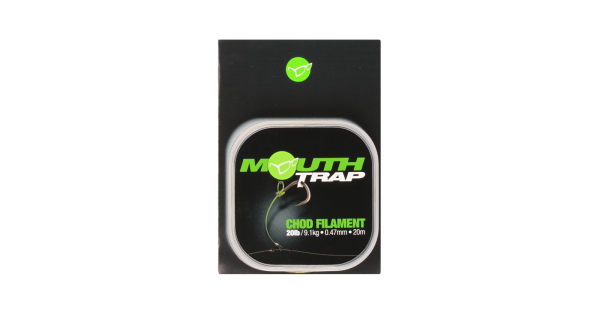 KORDA - Vlasec na tuhé montáže Mouth Trap 20 m 25 lb 0,53 mm