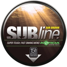 KORDA - Vlasec Subline Ultra Tough Brown 0,40 mm 15 lb 1000 m