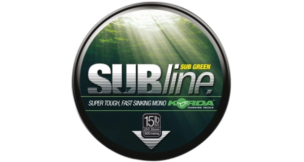 KORDA - Vlasec Subline Ultra Tough Green 0,30 mm 4,5 kg 1000 m