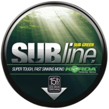 KORDA - Vlasec Subline Ultra Tough Green 0,40 mm 6,8 kg 1000 m