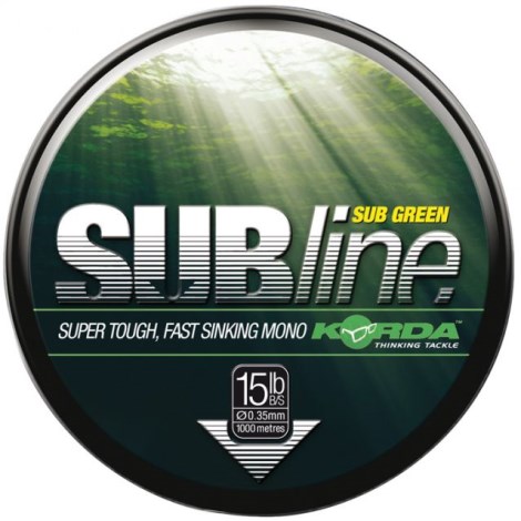 KORDA - Vlasec Subline Ultra Tough Green 0,40 mm 6,8 kg 1000 m
