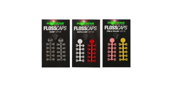 KORDA - Zarážka Floss Caps Pink/Yellow