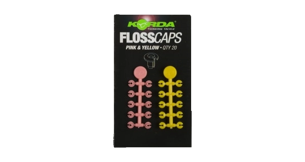 KORDA - Zarážka Floss Caps Pink/Yellow