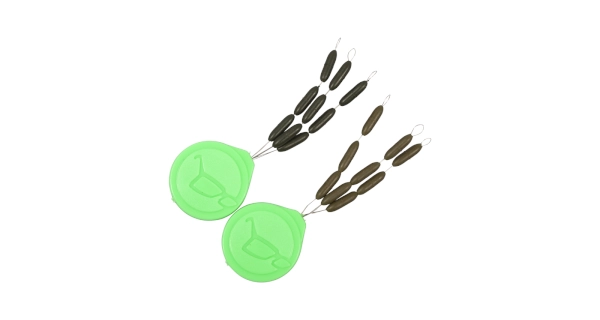 KORDA - Závažie Sinkers Tungsten Large Green 9 ks