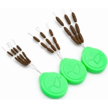 KORDA - Závažie Sinkers Tungsten Medium Gravel Brown 9 ks hnedá