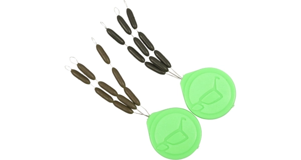 KORDA - Závažie Sinkers Tungsten Medium Gravel Brown 9 ks hnedá