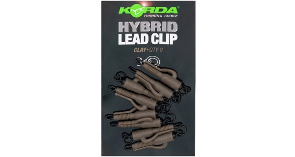 KORDA - Záves na olovo Hybrid Lead Clip Clay 5 ks