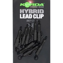 KORDA - Záves na olovo Hybrid Lead Clip Silt 5ks