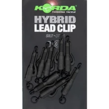 KORDA - Záves na olovo Hybrid Lead Clip Silt 5ks