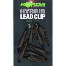 KORDA - Záves na olovo Hybrid Lead Clip Weed 5ks