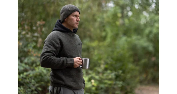 KORDA - Zimná čiapka Mindset Fisherman Beanie Dark Olive